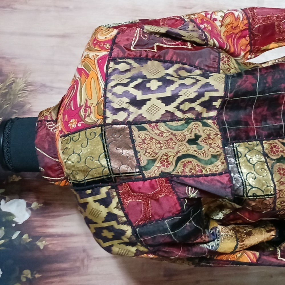 Chico's Size 0 Fall Patchwork Jacket, Stunning! L… - image 5